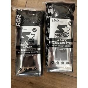 New Starter Performance Boxer Briefs 6 Pack Medium 2 pkgs , 12 total boxers